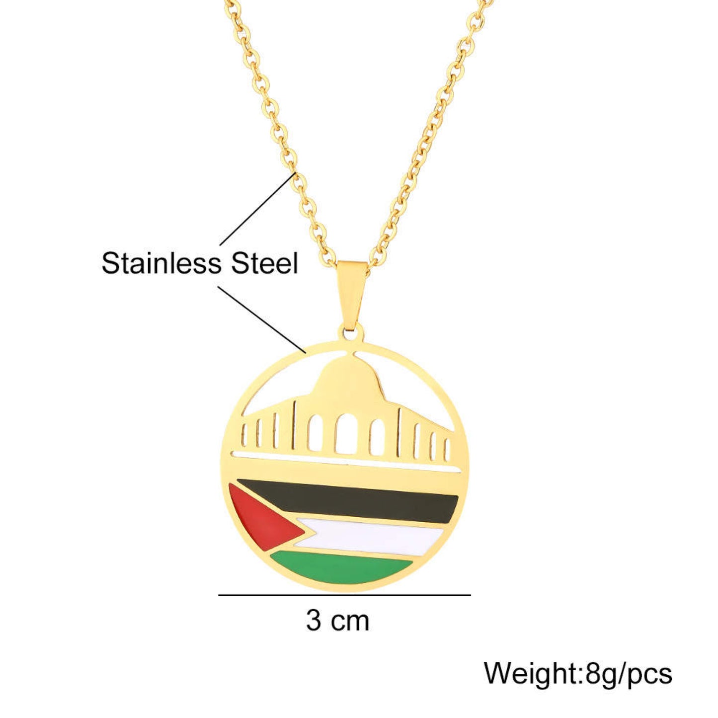 Palestine Al Aqsa necklace