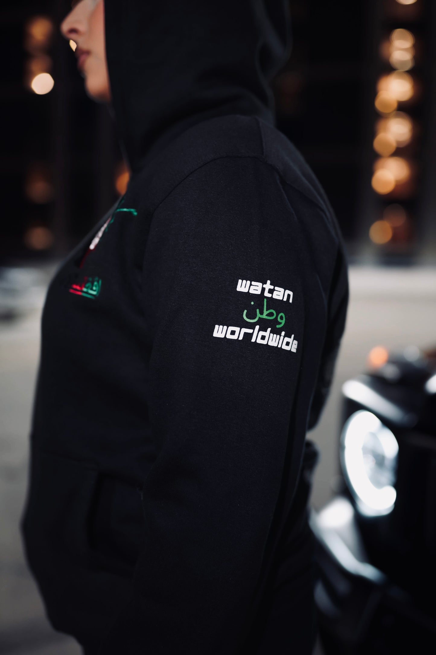Afghanistan Reflective Embroidered Hoodie