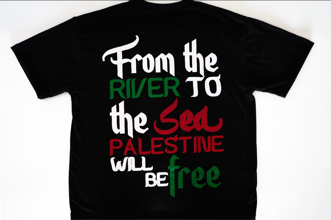 Palestine Graphic Tee-Small Emblem